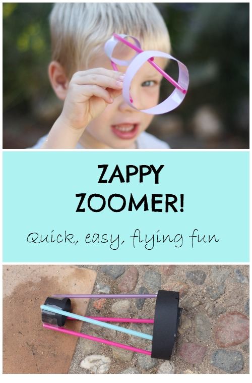 Quick and easy flying fun. An easy flying contraption that will take 10 minutes to make and hours of playing fun afterwards. An alternative to your traditional paper aeroplane. Great for a summer day when the sun is not shining.