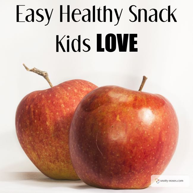 Healthy Snacks for Kids. Vanilla Yoghurt and Apple. A really easy and healthy snack that your kids will love.