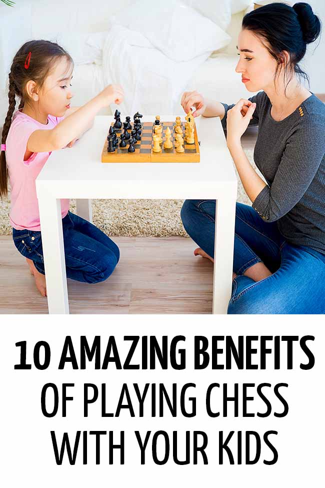 A mother and daughter playing chess. #chess #kids #children #learn #STEM #games #activities #funlearning #chessforkids #familyfun