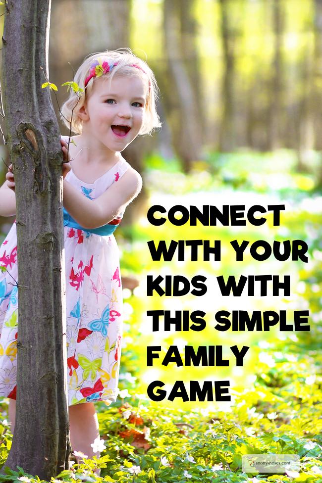 Connect with Your Kids with this Simple Family Game. If you are looking for a free and fun way to connect with your children and family, this is an awesome family game for all ages.