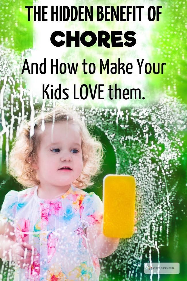 The Hidden Benefit of Kids Doing Household Chores. And How to Get them to LOVE them. It can be so frustrating getting kids to do chores, but once they get into them, they really love them.
