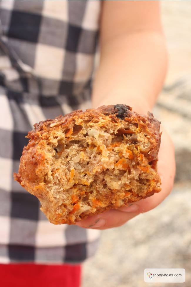 Healthy Carrot Cake Muffins. So Easy Your 8 Year Old Can Make Them!