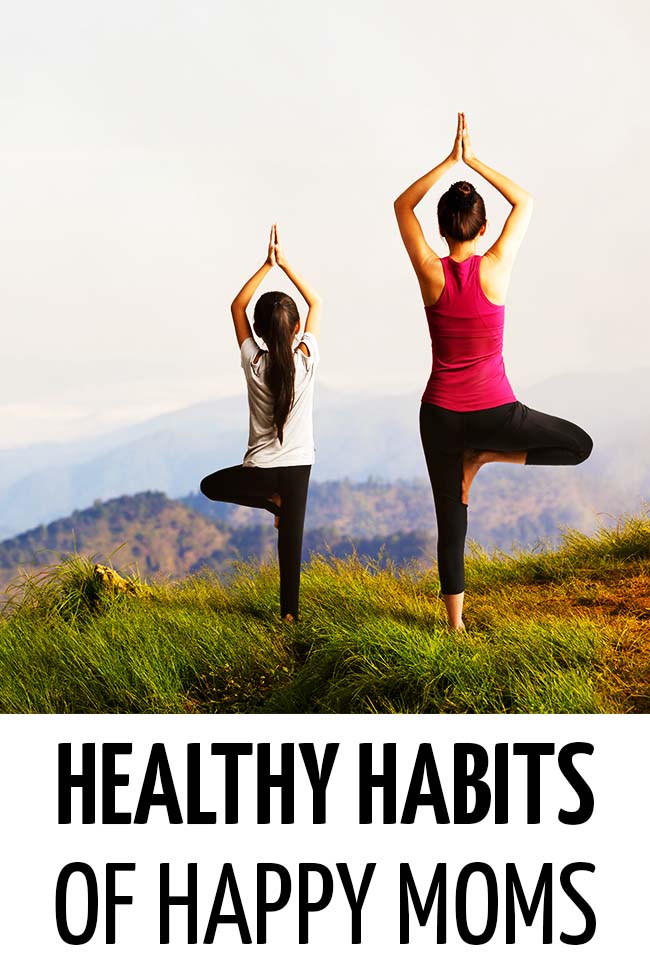 Mother and daughter doing yoga #selfcare #selfcareideas #selfcaretips #selfcareroutine #healthyhabits #healthyhabitsformoms #healthyroutine