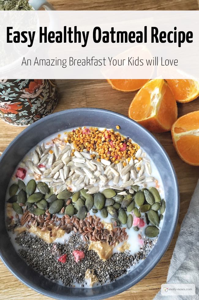 Easy Healthy Porridge Recipe. Give your kids a healthy start to the day with this easy and healthy oatmeal recipe.