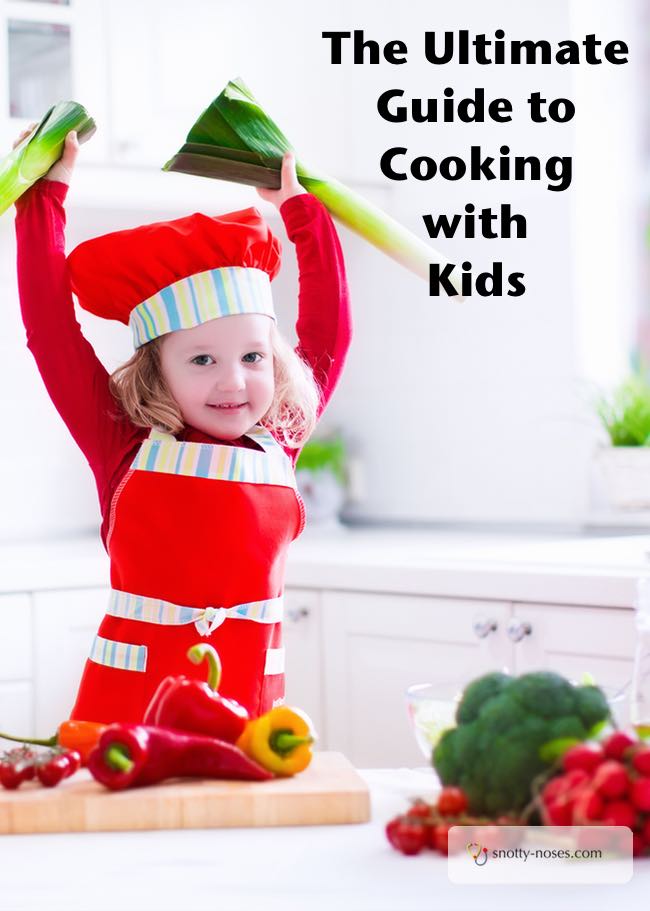 A child cooking. Cooking with Kids helps them learn responsibility