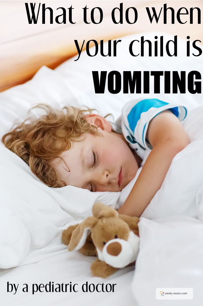 What to do when your child is vomiting