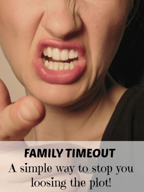 Family Timeout. A simple solution for when you're feeling overwhelmed